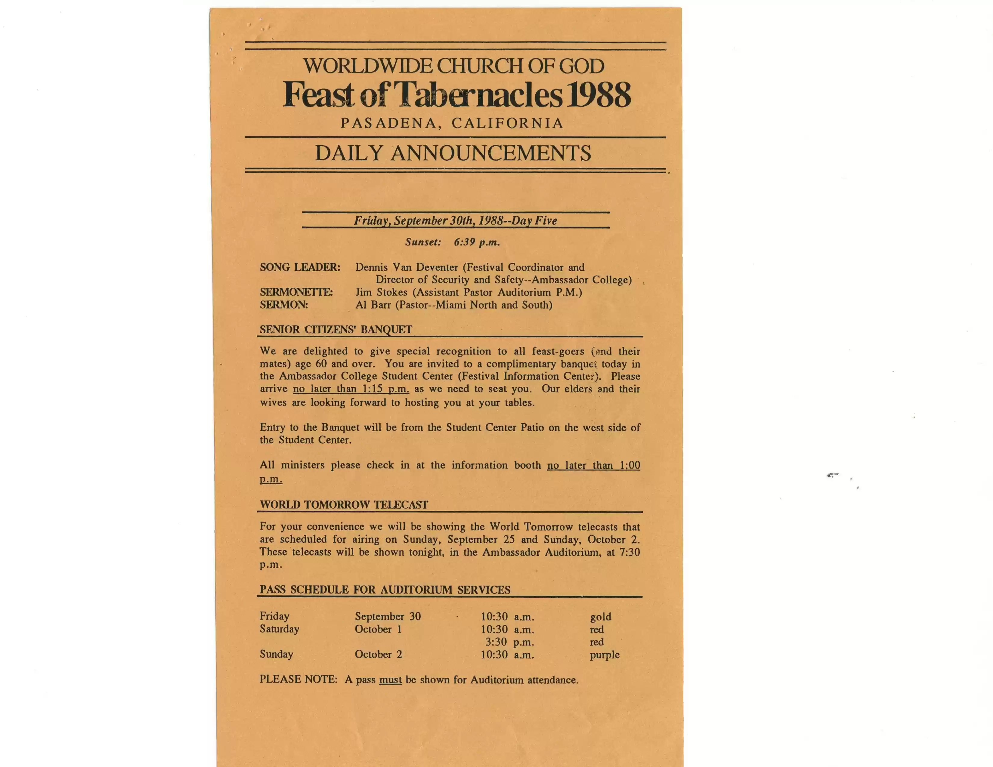 7. FT bulletin Pasadena, 9-30-88, p1